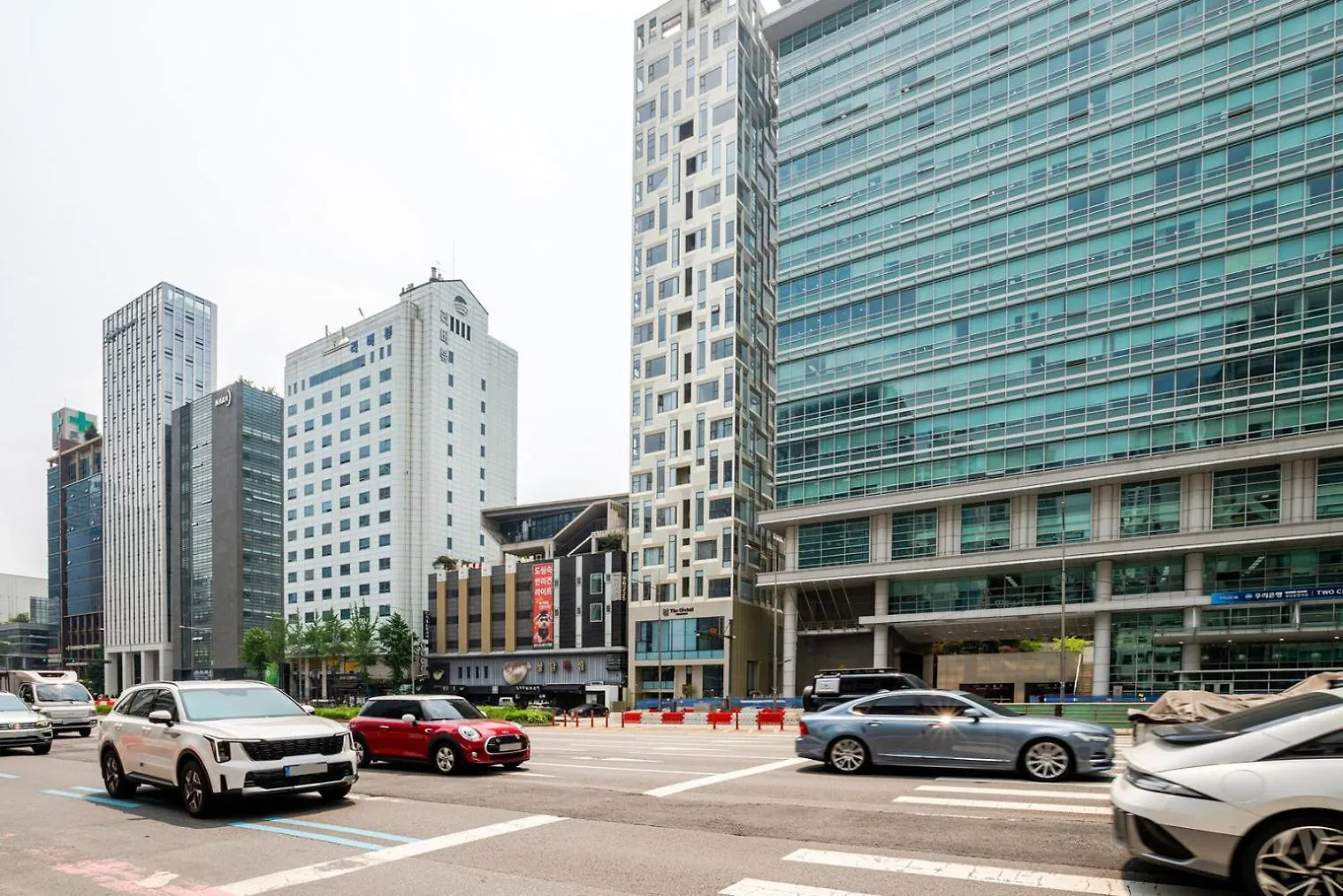 Blueground Cheongdam Rooftop Nr Han River Sel-36 سيول شقة